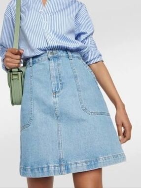 APC Denim Mini Skirt Lea